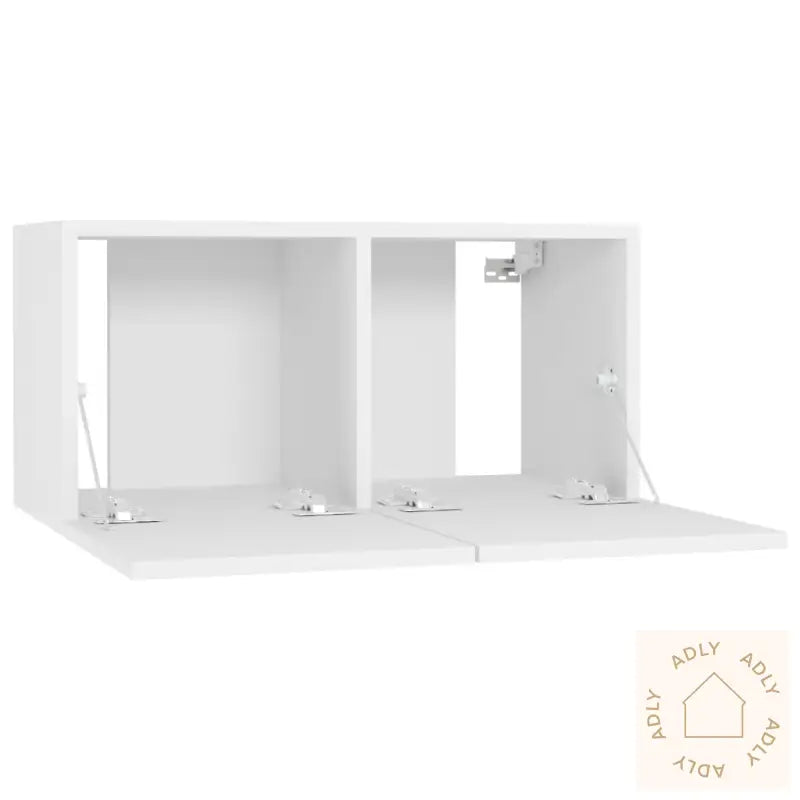 Hengende Tv-Benk Hvit 60X30X30 Cm