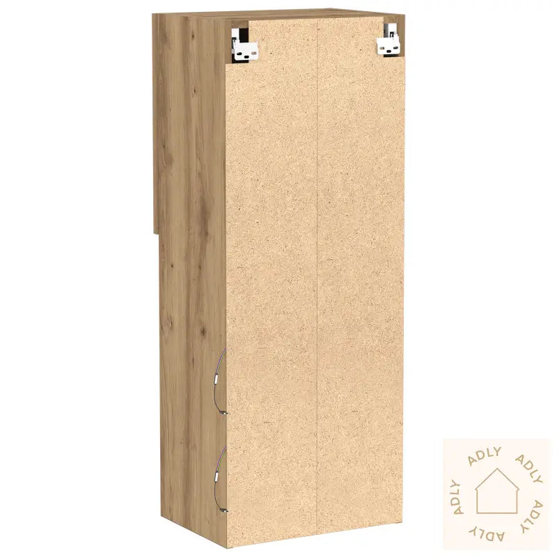 Tv-Benk Med Led-Lamper I Håndverks-Eik 40,5X30X102 Cm