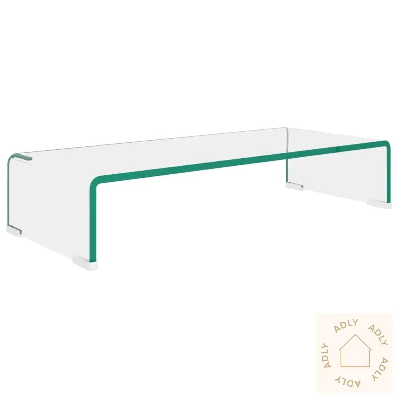 Tv-Benk Glass Klar 60X25X11 Cm