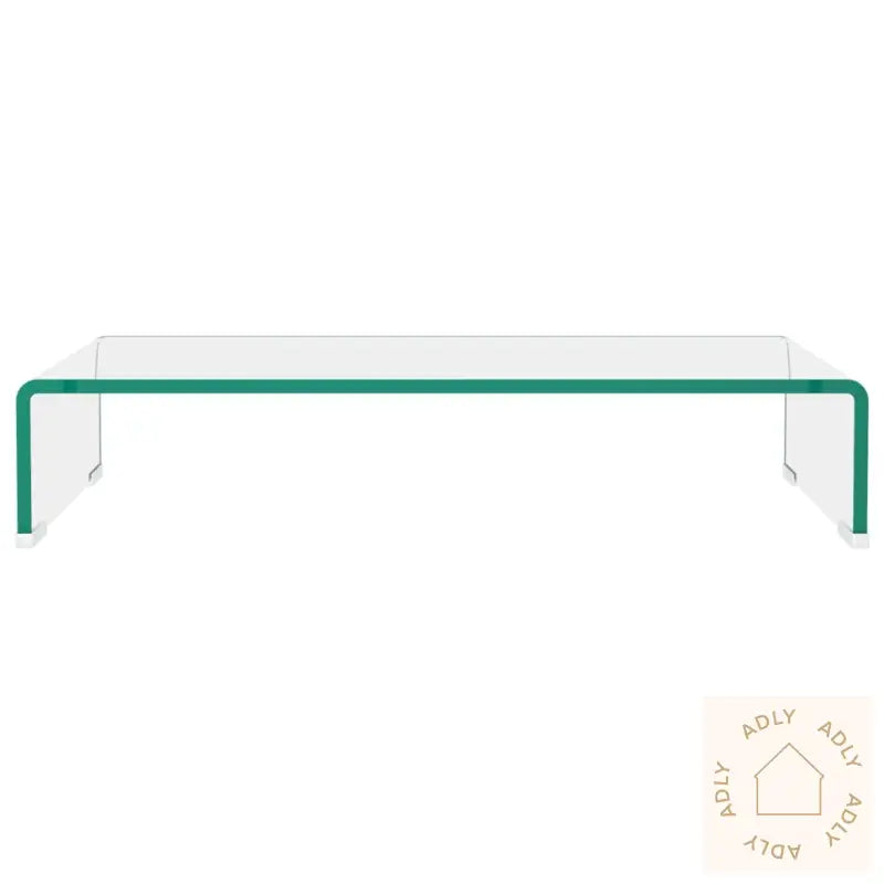 Tv-Benk Glass Klar 60X25X11 Cm