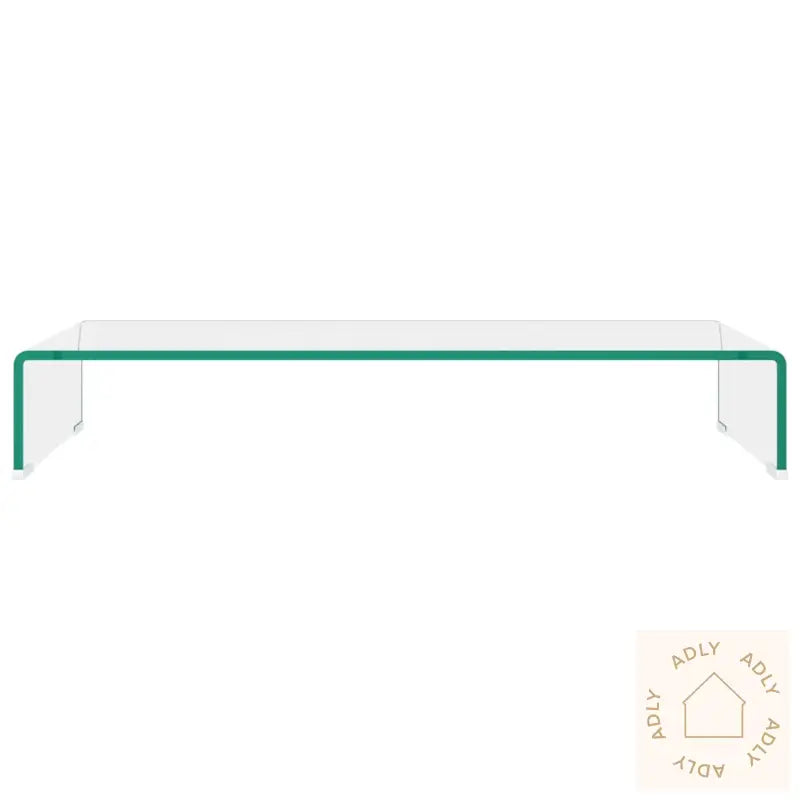 Tv-Benk Glass Klar 80X30X13 Cm