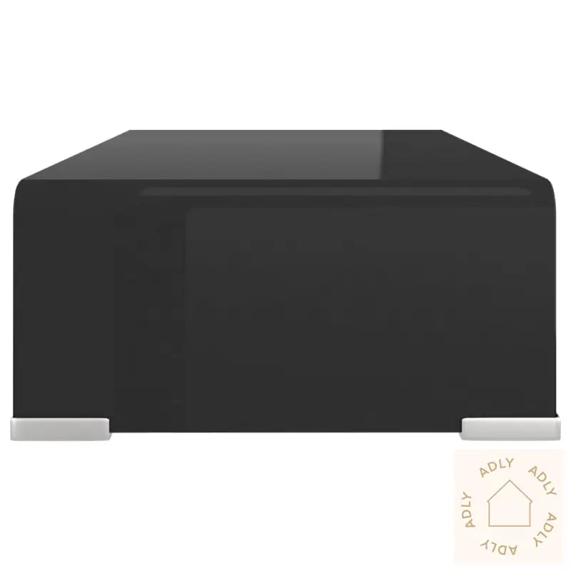 Tv-Benk Glass Svart 40X25X11 Cm