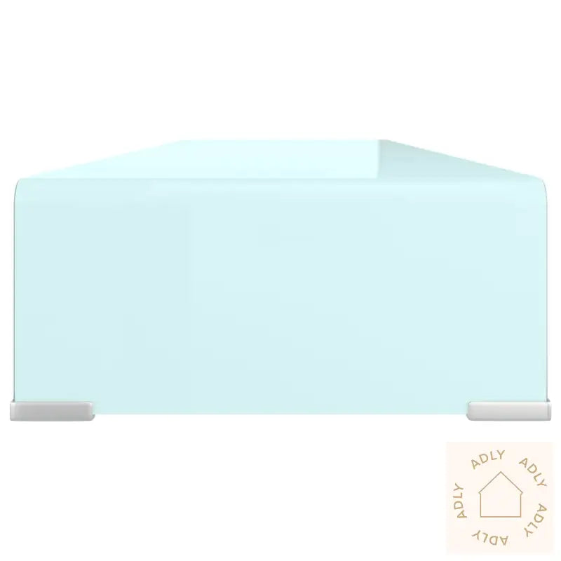 Tv-Benk Glass Grønn 100X30X13 Cm