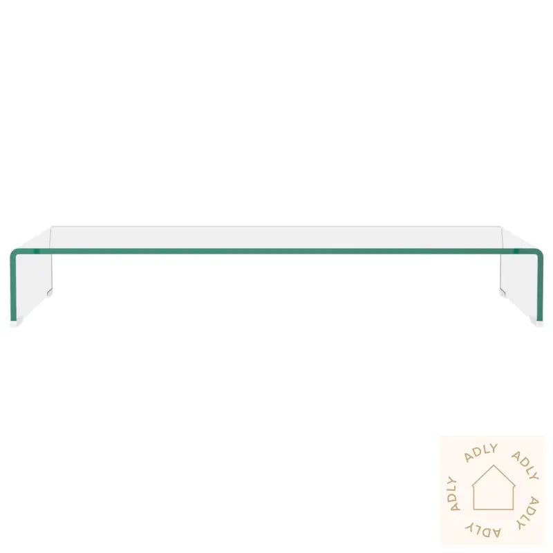 Tv-Benk Glass Klar 90X30X13 Cm