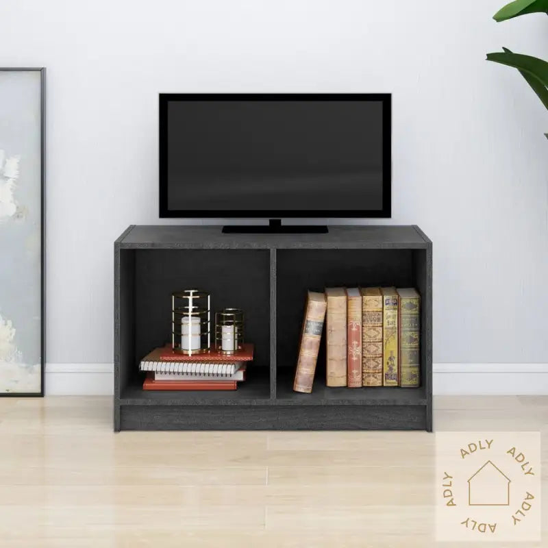 Tv-Benk Grå 70X33X42 Cm Heltre Furu