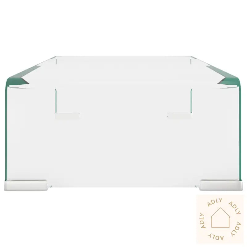 Tv-Benk Glass Klar 40X25X11 Cm