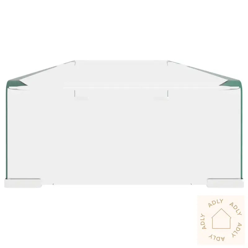 Tv-Benk Glass Klar 100X30X13 Cm