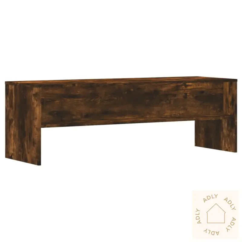 Tv-Benk Røkt Eik 120X40X40 Cm Konstruert Tre