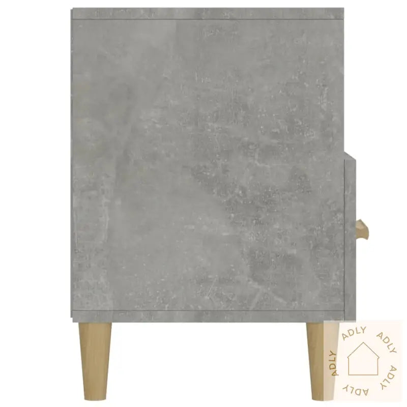 Tv-Benk Betonggrå 120X35X48 Cm Konstruert Tre