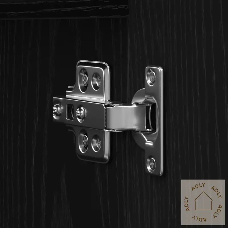 Tv-Benk Svart Eik 180X31,5X40 Cm Konstruert Tre