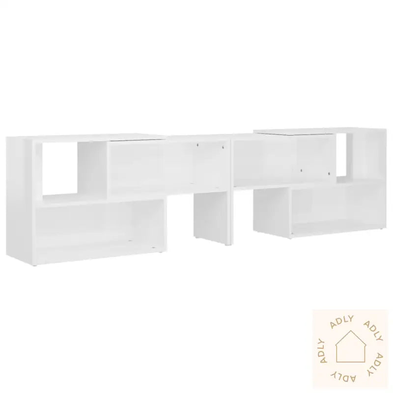Tv-Benk Høyglans Hvit 149X30X52 Cm Konstruert Tre