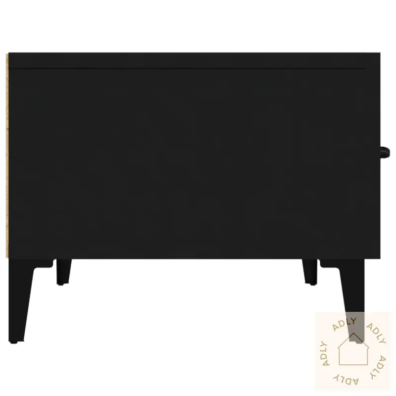 Tv-Benk Svart 150X34,5X30 Cm Konstruert Tre