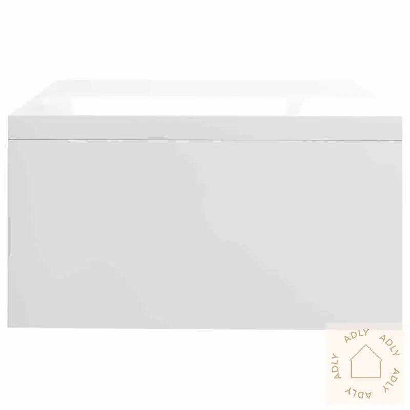 Skjermstativ Høyglans Hvit 42X24X13 Cm Konstruert Tre