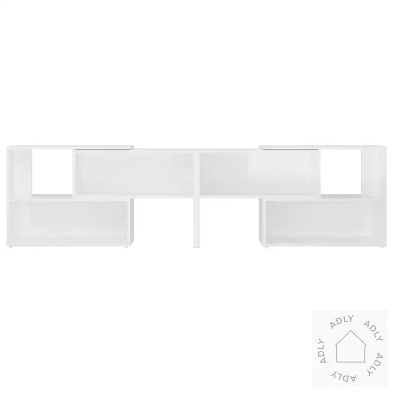 Tv-Benk Høyglans Hvit 149X30X52 Cm Konstruert Tre