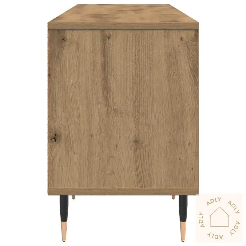 Tv-Stativ Snekker Eik 150X30X44,5 Cm Massivt Tre