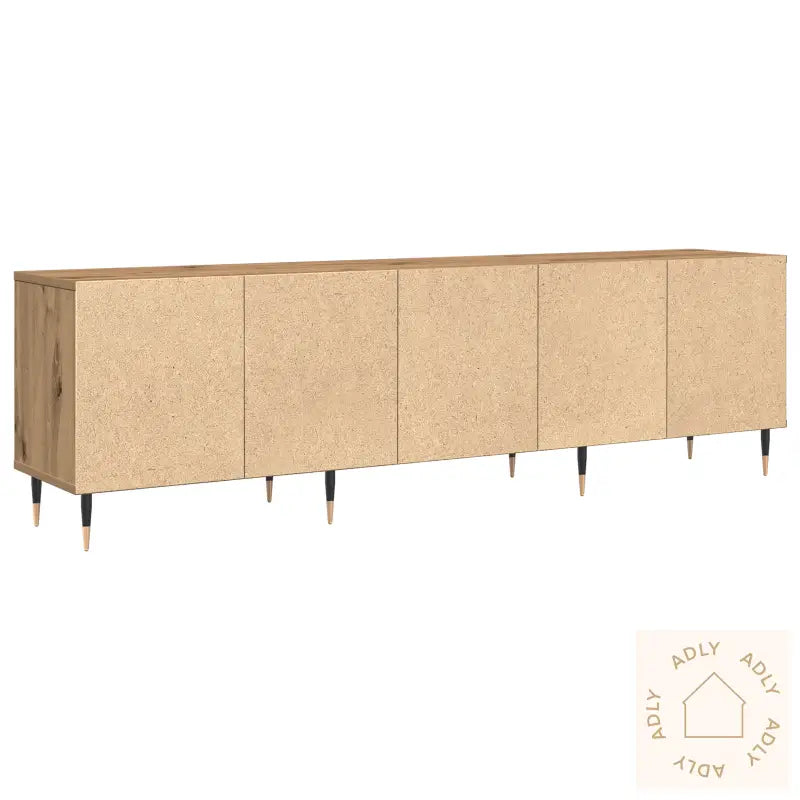 Tv-Stativ Snekker Eik 150X30X44,5 Cm Massivt Tre
