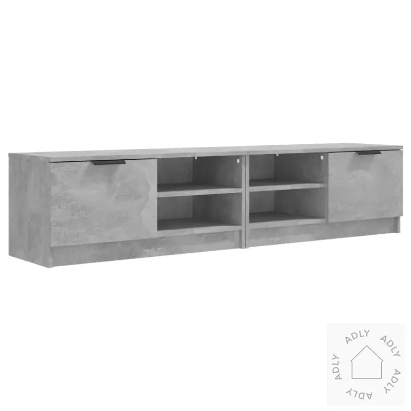 Tv-Benker 2 Stk Betonggrå 80X35X36,5 Cm Konstruert Tre