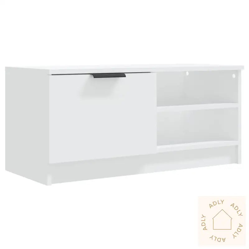 Tv-Benker 2 Stk Hvit 80X35X36,5 Cm Konstruert Tre