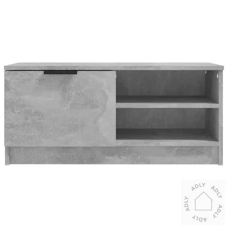 Tv-Benker 2 Stk Betonggrå 80X35X36,5 Cm Konstruert Tre