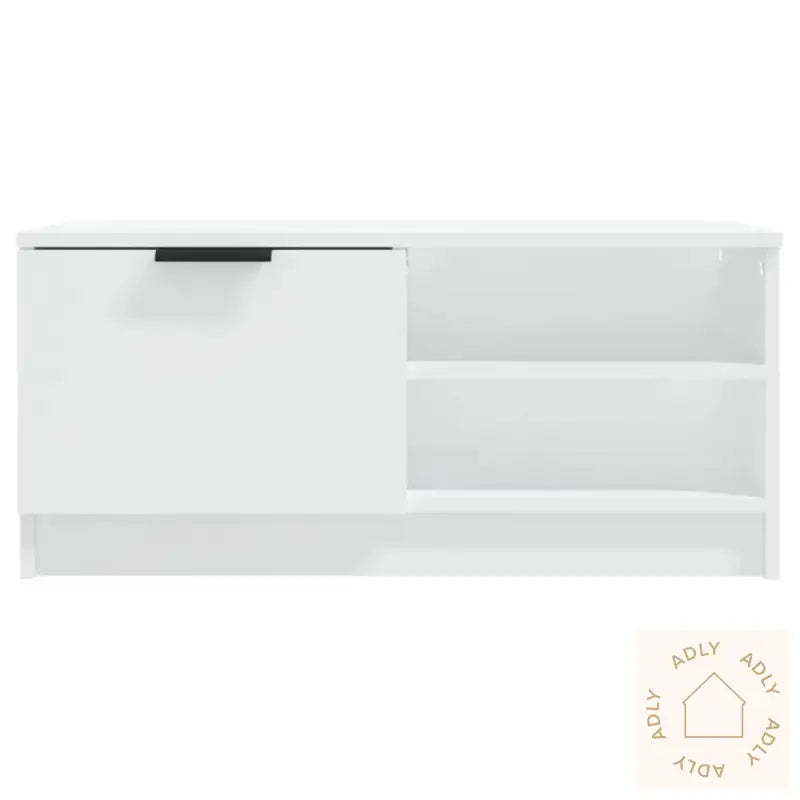 Tv-Benker 2 Stk Hvit 80X35X36,5 Cm Konstruert Tre