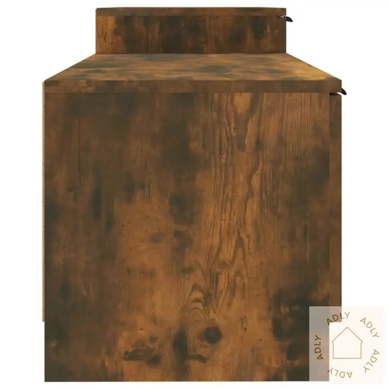 Tv-Benk Røkt Eik 158,5X36X45 Cm Konstruert Tre