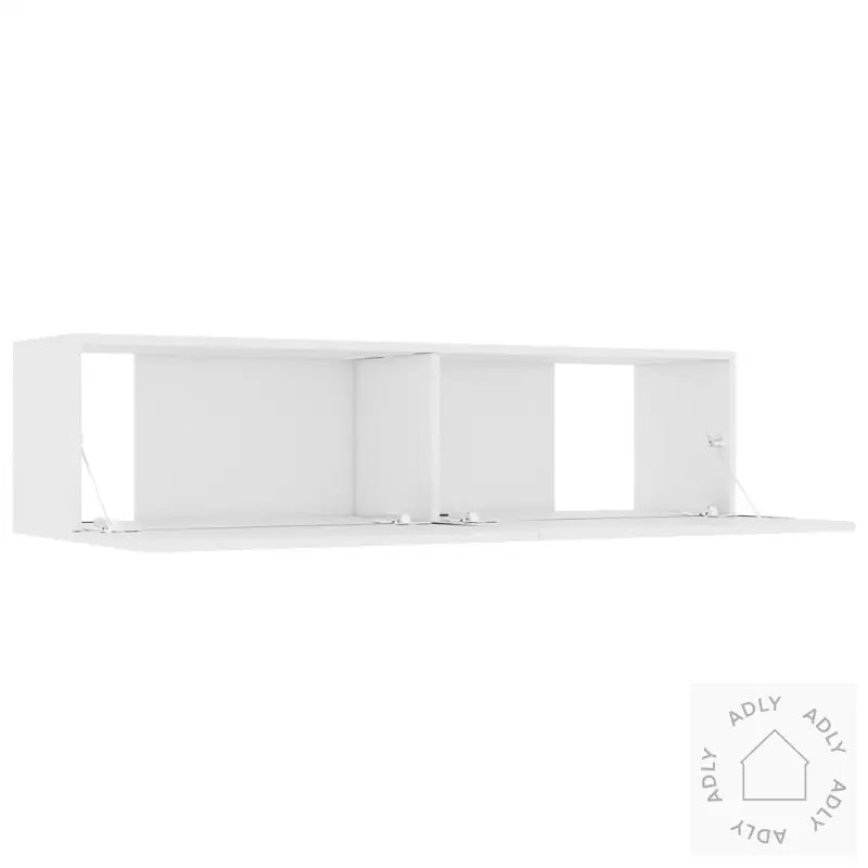 Tv-Benk Hvit 120X30X30 Cm Konstruert Tre