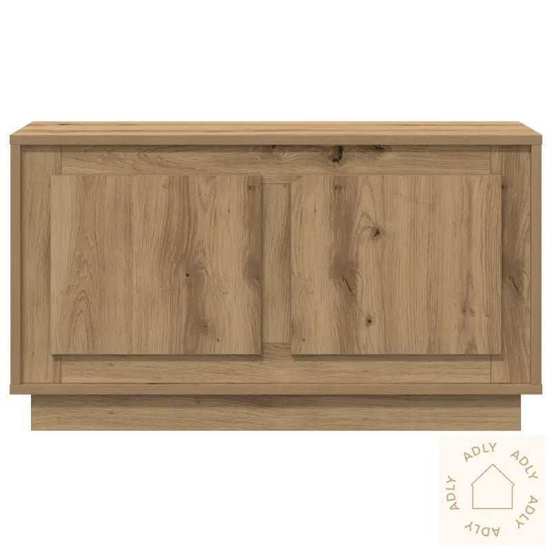 Tv-Skap I Artisan Eik 80X35X45 Cm Konstruert Tre