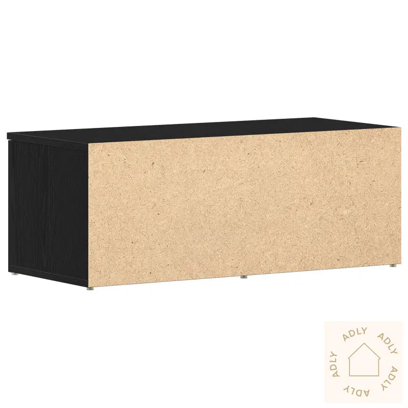 Tv-Benk I Svart Eik, 80X34X30 Cm, Laget Av Konstruert Tre