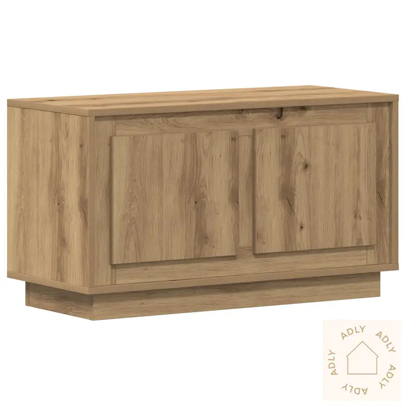 Tv-Skap I Artisan Eik 80X35X45 Cm Konstruert Tre
