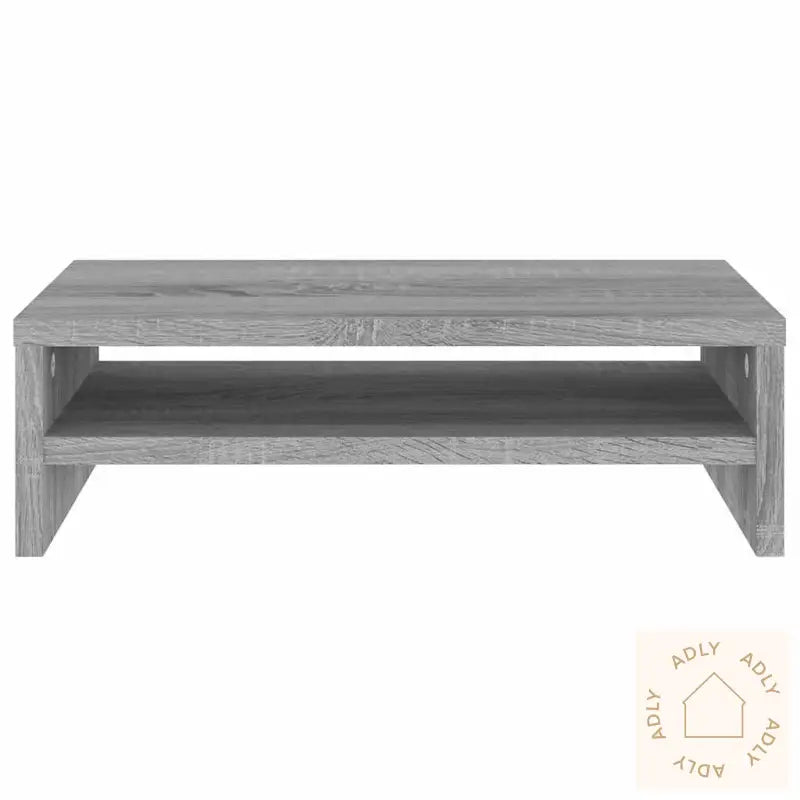 Skjermstativ Grå Sonoma 42X24X13 Cm Konstruert Tre