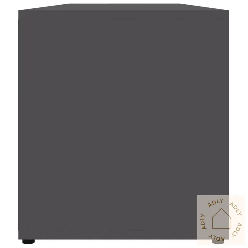 Tv-Benk Grå 120X34X37 Cm Konstruert Tre