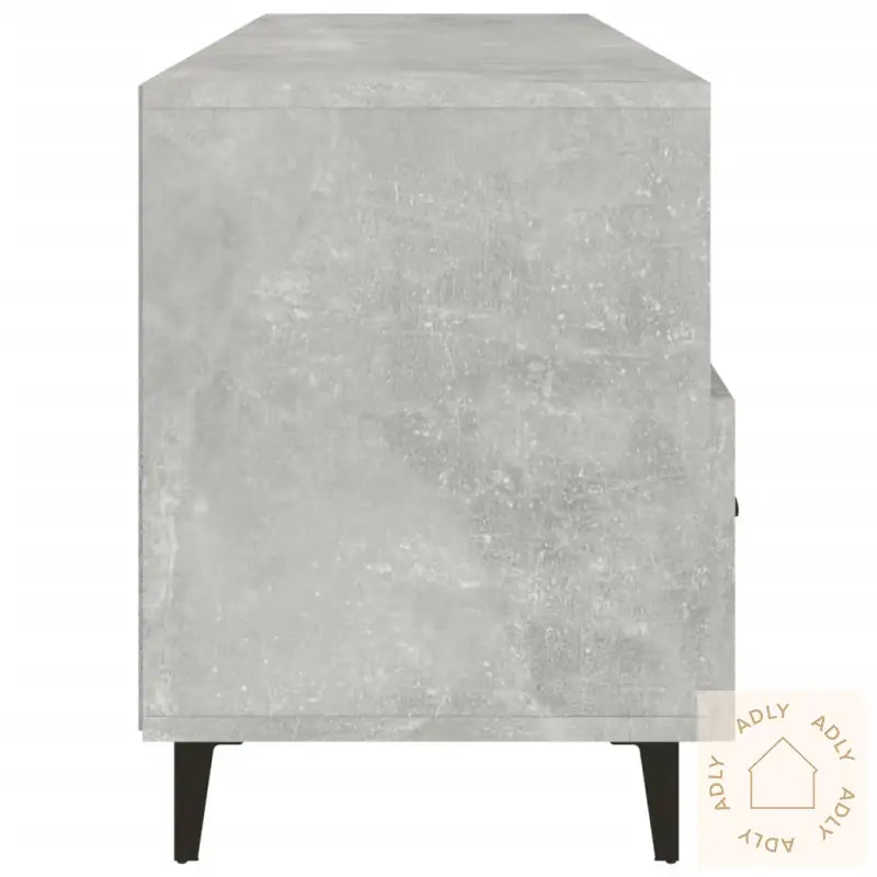 Tv-Benk Betonggrå 102X35X50 Cm Konstruert Tre