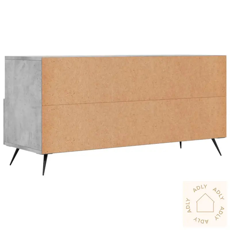 Tv-Benk Betonggrå 120X35X48 Cm Konstruert Tre