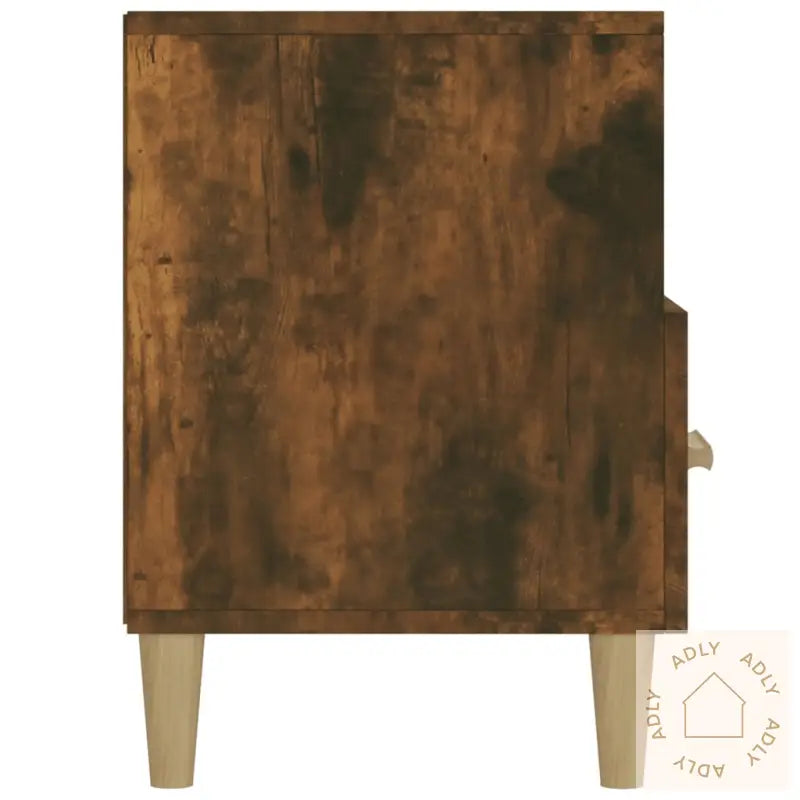 Tv-Benk Røkt Eik 102X36X50 Cm Konstruert Tre