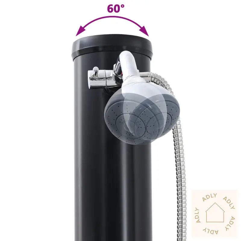 Utendørs Soldusj Med Håndholdt Dusjhode 217 Cm 20 L