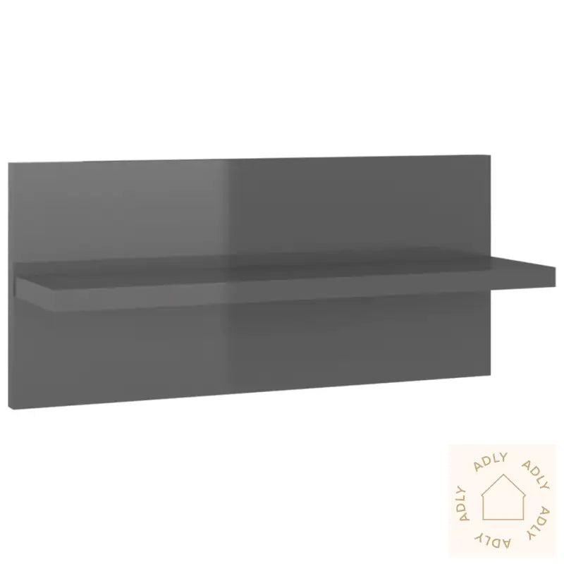 Vegghyller 4 Stk Høyglans Grå 40X11,5X18 Cm