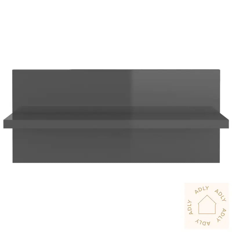 Vegghyller 4 Stk Høyglans Grå 40X11,5X18 Cm