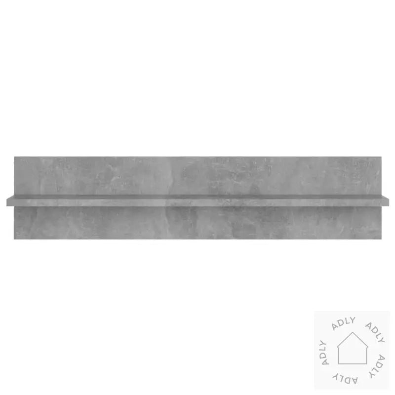 Vegghyller 2 Stk Betonggrå 80X11,5X18 Cm Konstruert Tre
