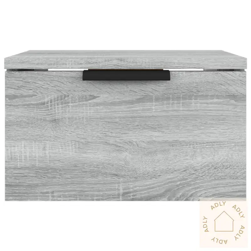 Veggmonterte Nattbord 2 Stk Sonoma Eik 34X30X20 Cm