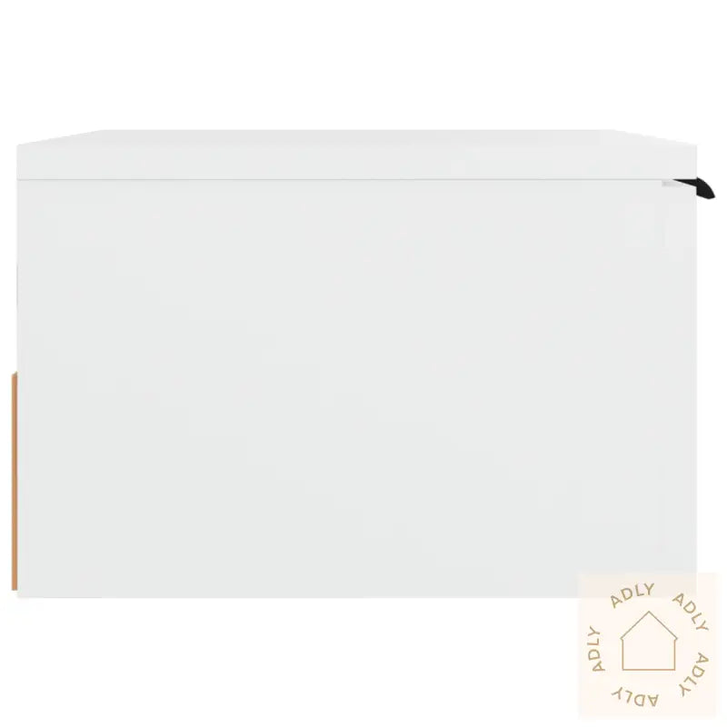 Veggmontert Nattbord 2 Stk Hvit 34X30X20 Cm