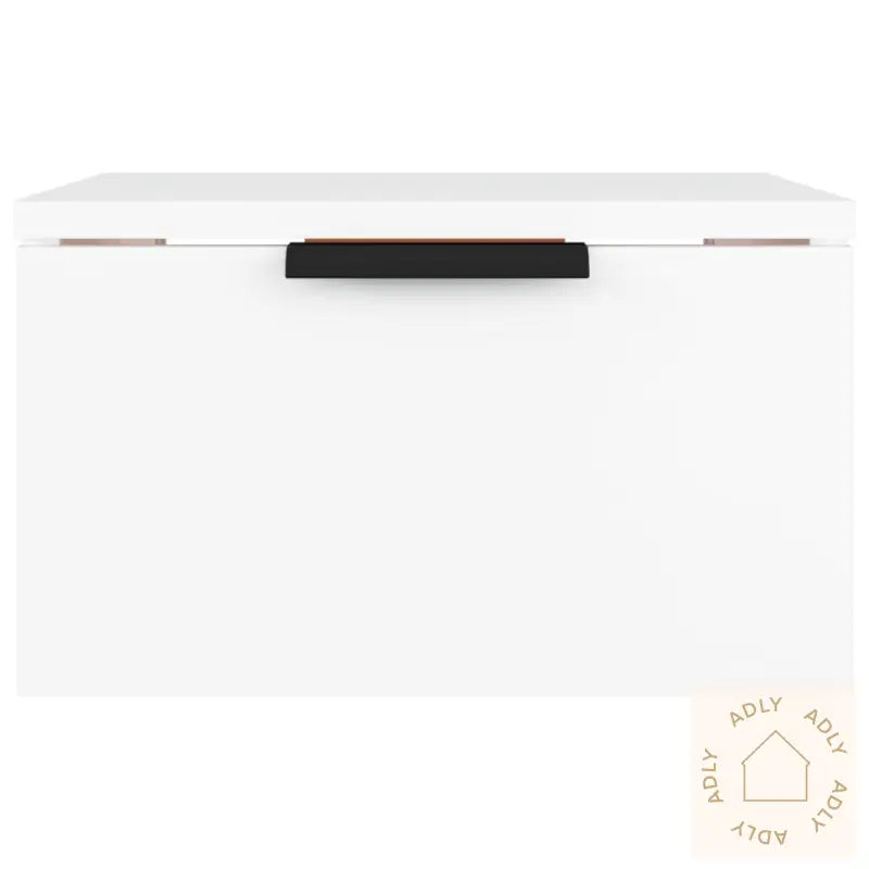 Veggmontert Nattbord 2 Stk Hvit 34X30X20 Cm
