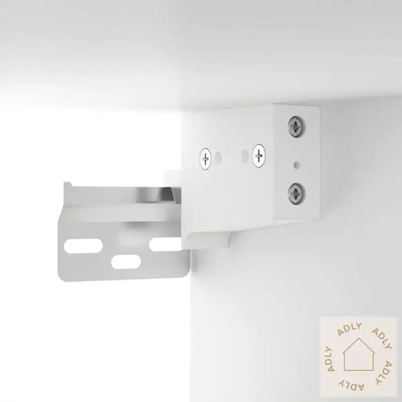 Veggmontert Nattbord 2 Stk Hvit 34X30X20 Cm