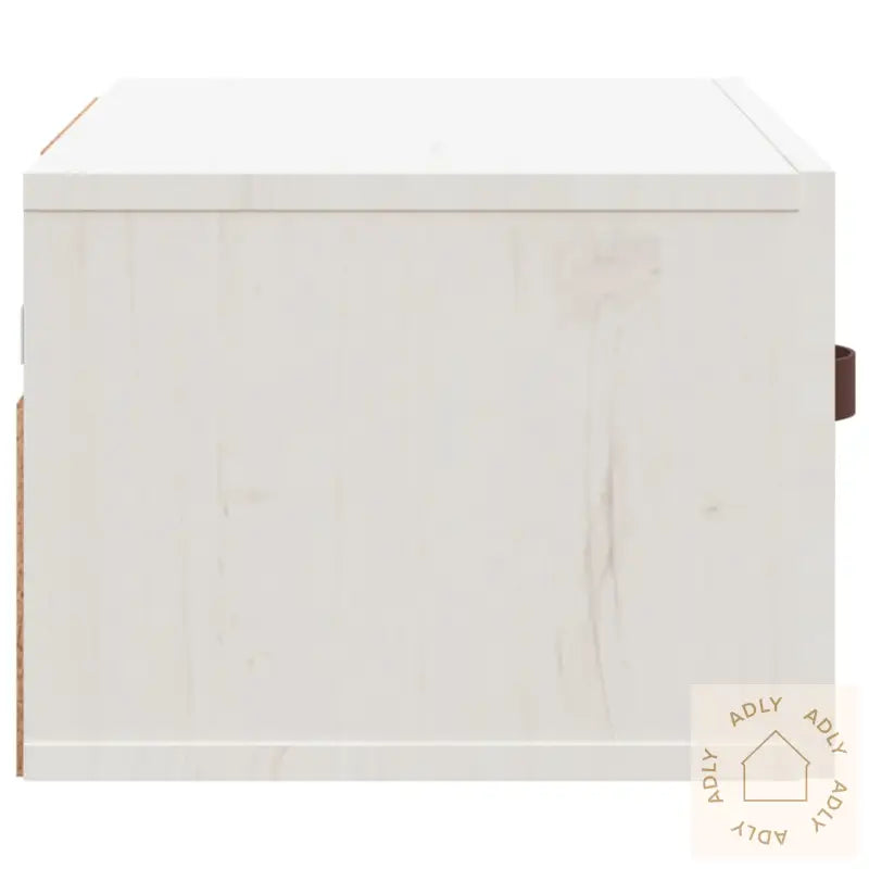 Veggmontert Nattbord Hvit 40X29,5X22 Cm