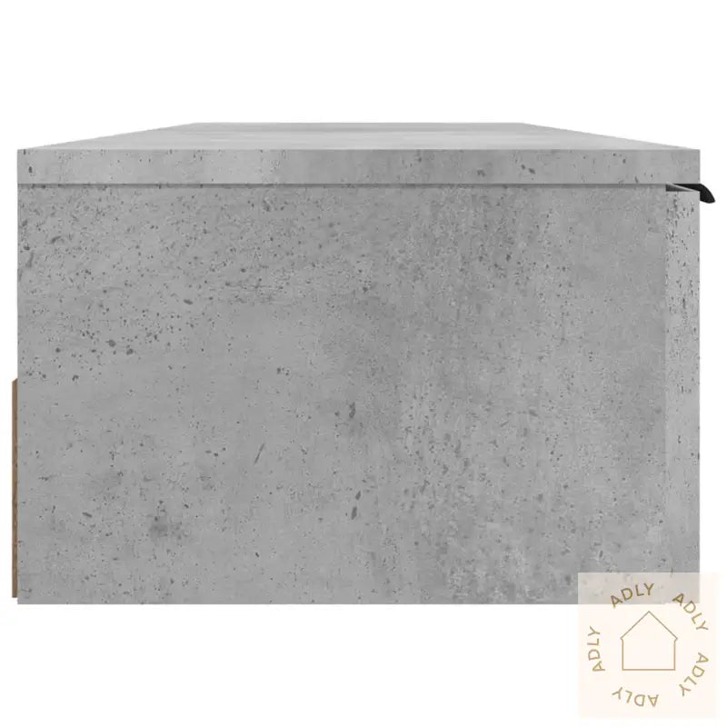 Veggskap Betonggrå 102X30X20 Cm Konstruert Tre