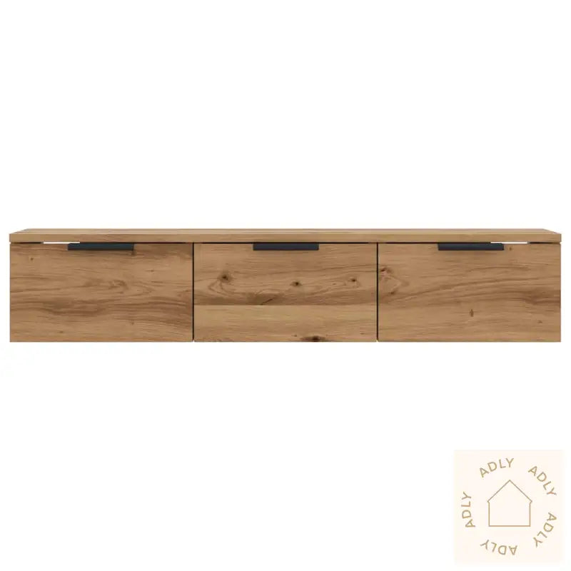 Veggskap Artisan Eik 102X30X20 Cm Konstruert Tre