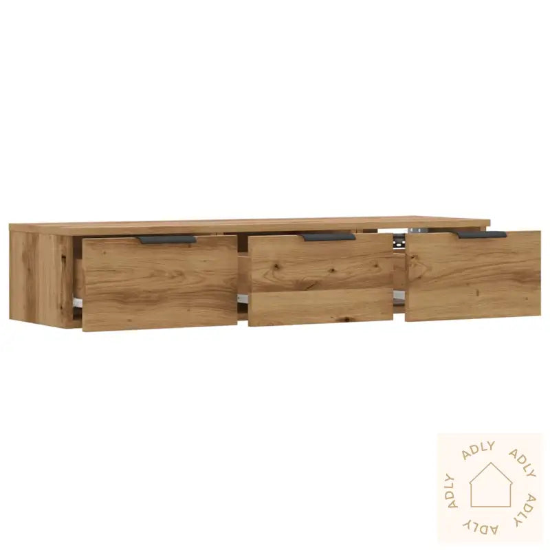 Veggskap Artisan Eik 102X30X20 Cm Konstruert Tre