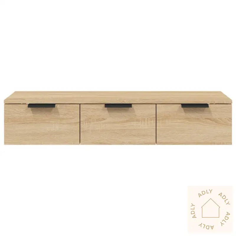 Veggskap Sonoma Eik 102X30X20 Cm Konstruert Tre