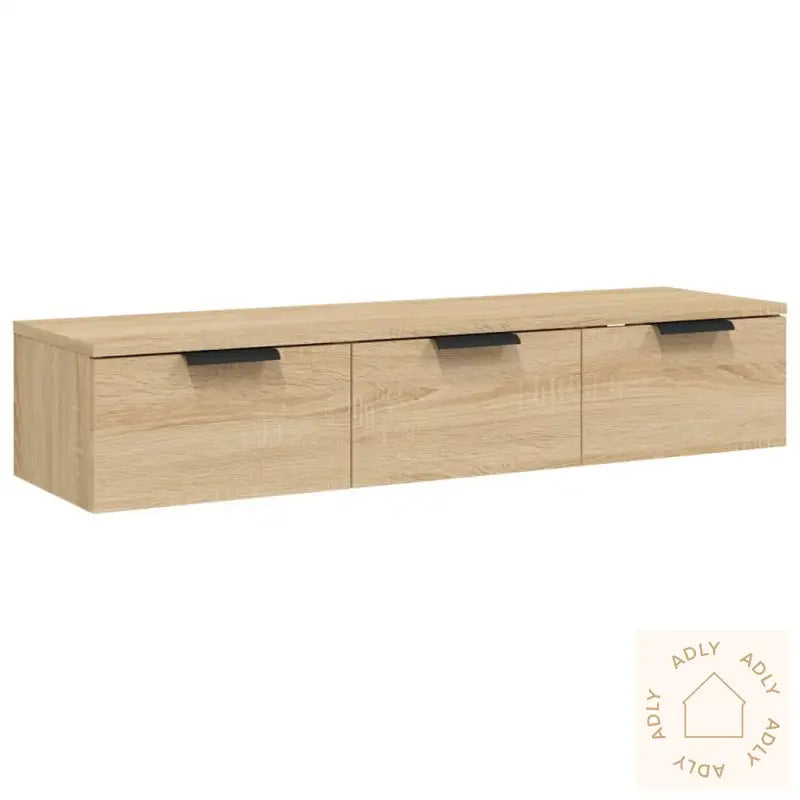 Veggskap Sonoma Eik 102X30X20 Cm Konstruert Tre