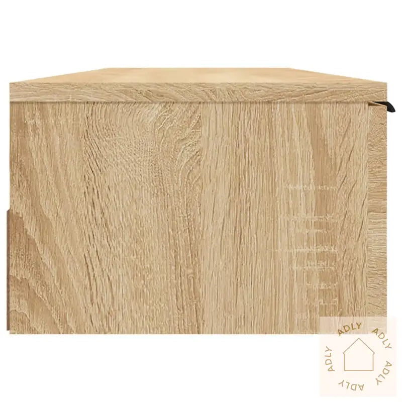 Veggskap Sonoma Eik 102X30X20 Cm Konstruert Tre