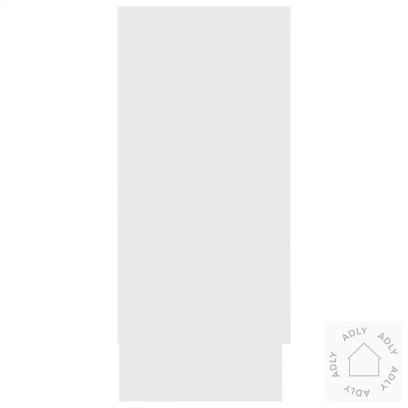 Vitrine Hvit 120X30,5X70 Cm Konstruert Tre